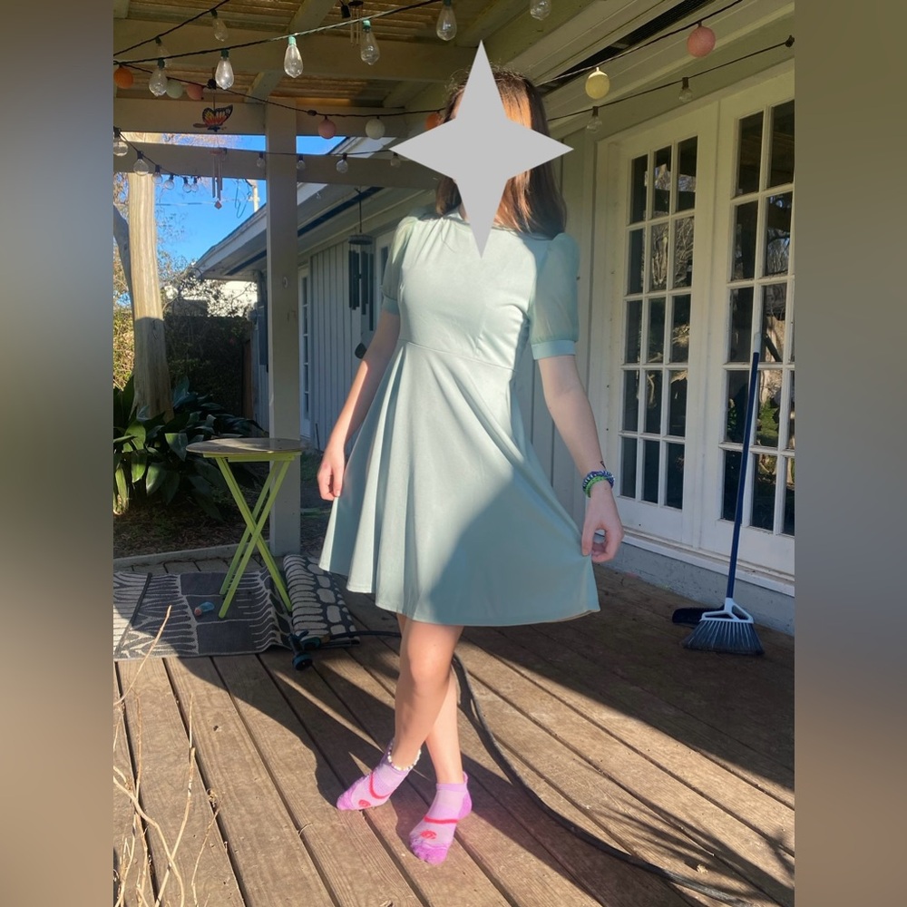 Stylish Mint Green Dress